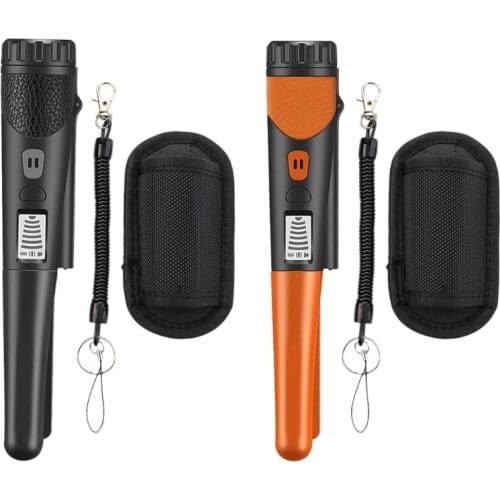 Handheld Metal Detector Positioning Rod with beeper vibrator LED Light Digger Detecting GP Pinpointing Pointer Garden Detecting