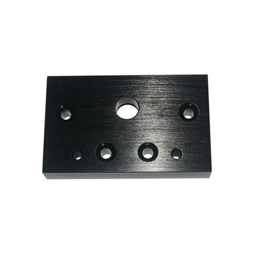 LINK CNC 3D Printer c-beam end mount U type aluminium material facemounting plate