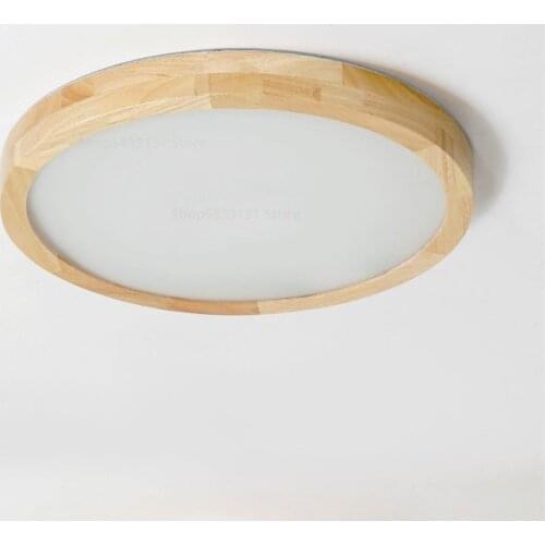Modern Wood Art LED Ceiling Lights 6cm Ultra-thin Cceiling Lighting Kitchen Light Ceiling for The Hall Decoration Light Fixtures