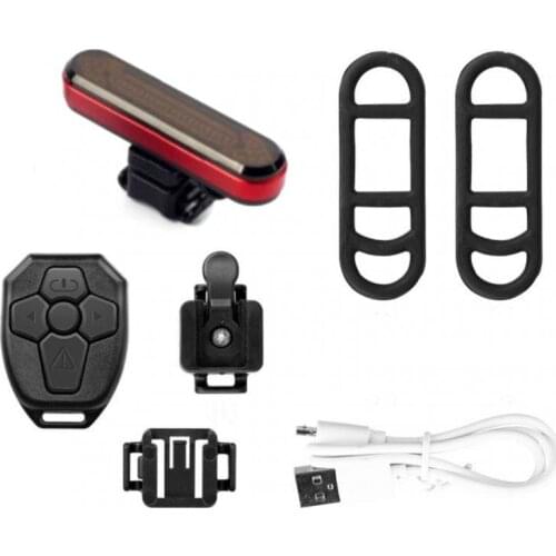 Cycling Lights Bicycle Bike Rear LED Tail Light Wireless Control Turn Signals Indicator Light Bicycle Light Bicycle Accessories