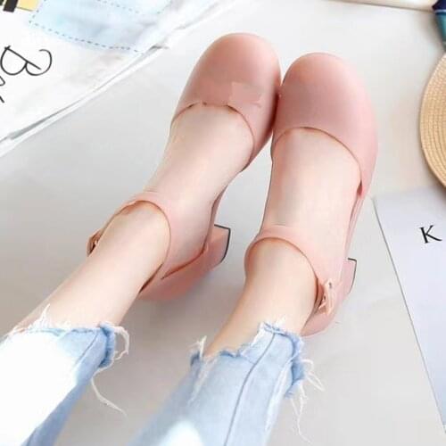 Melissa Femele High 2021 Women Flat Sandals Brand Melissa Women Jelly Shoes For Women Jelly Sandals Female Jelly Shoes