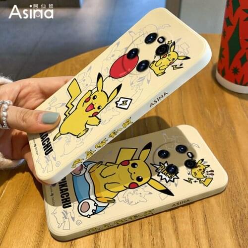 ASINA Liquid Silicone Case For Huawei Mate 40 30 20 Pro Straight Edge Cute Cover Bumper For Huawei Honor 20 30 8x 9x Flower Capa