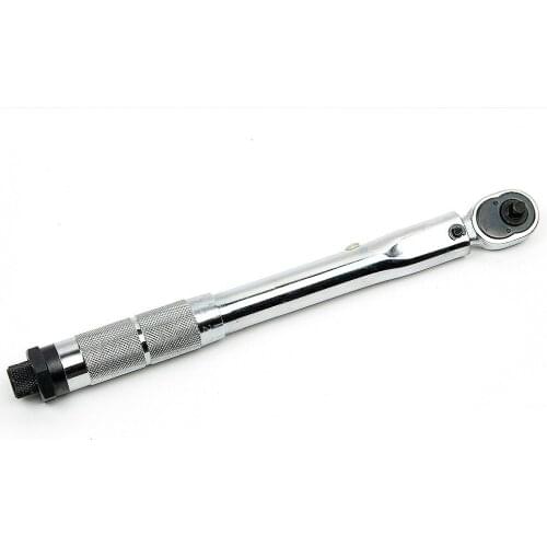 1/4 inch Drive Torque Wrench Tools with Case Foot Pound 5-25NM Drive Click Adjustable Hand Spanner Ratchet Wrench Tool