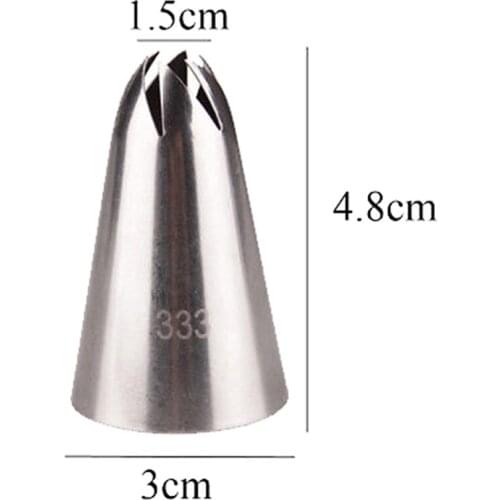 1pcs Stainless Steel Pastry Icing Piping Nozzles Decorating Tip Cake Cupcake Decorator Rose Accessories Kitchen