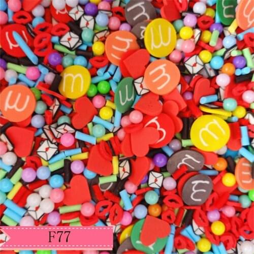 10g/pack flower Soft Polymer Clay Filling DIY bow and craft handmade material F77