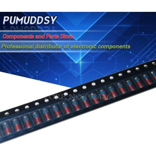 1000PCS 1W 6.2V-47V 7.5V 8.2V 9.1V 12V 15V 16V 22V 24V 30V 33V 39V 43V Diode LL41 SMD Zener Diode ZM4735A-ZM4756A series