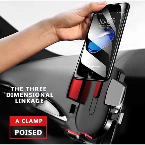 Car Mount For Mobile Phone Holder Car Air Vent Clip Stand Cell phone GPS Support 360 Degrees Car Phone Holder For iPhone 11 XS