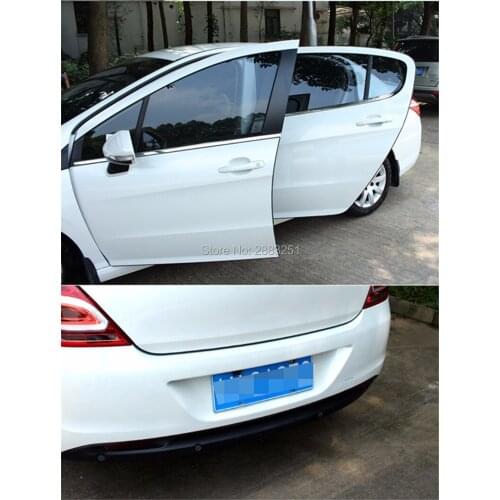 Car Styling Door Protection Strips Rubber Edge Doors Side Protector Sticker For SEAT leon ibiza altea alhambra