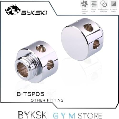 Bykski Flow Buffer Fitting, Flow Divider, Bubble Eliminator, Built-in Spoiler In Water Cooling Reservoir, B-TSPD5