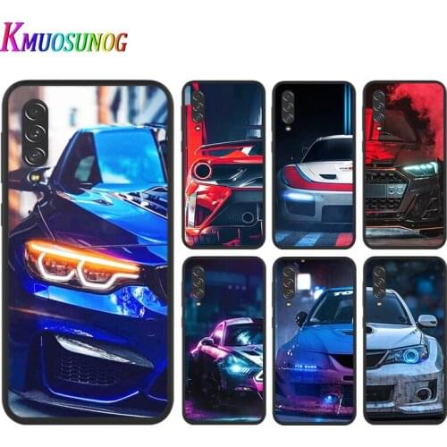 Luxury Car Line Art For Samsung A10 10E 10S 20 20S 20E 30 30S 40 40S 50 50S 60 70 70S 80 90 A2 Core Black Soft phone Case