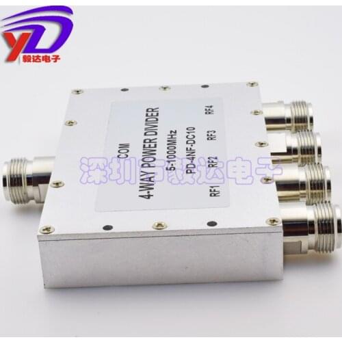 NK Power Divider One Minute Four-1000M433 Low Frequency N-type Female L16 Power Splitter Combiner Low Attenuation