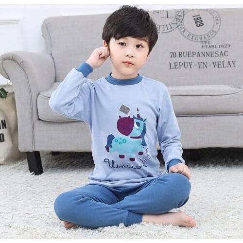 Childrens Underwear Autumn Winter Long Sleeves Long Johns For Boys Girls Cartoon Style Kids Underwears Under Clothing Sets Soft