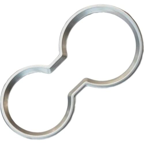 For Hyundai Creta Ix25 2015-2019 Car Chrome Front Water Cup Holder Decoration Frame Cover Trim Accessories