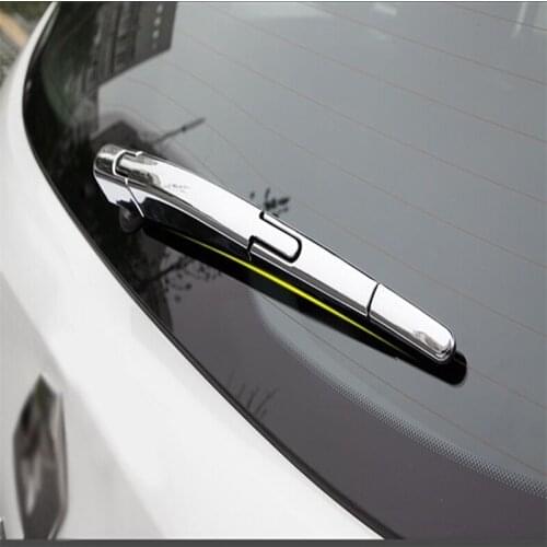 Fit For Renault Kadjar 2016 ABS Chrome Rear Tail Window Windshield Windscreen Wiper Frame Cover Trim Car Styling Accessories
