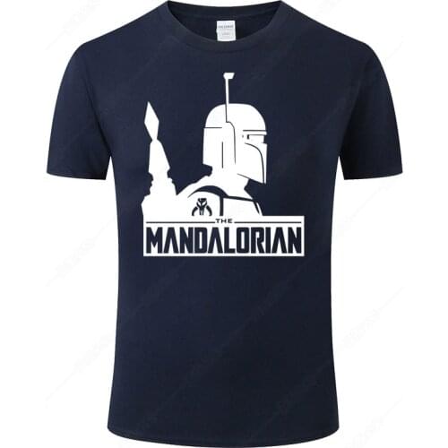 The Mandalorian T Shirt Men Women High Quality Print 100% Cotton Short Sleeve T-shirt Hipster Cool Tee Cool Unisex Clothing J22