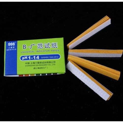 1Pcs 80 Strips/Pcs PH Test Full Range 1-14 Alkaline Acid Indicator Strips Testing PH Litmus For Aquarium/Drinking/Pool Water