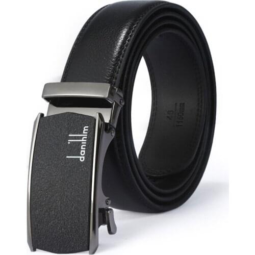 Anpudusen Famous Brand Belt Men American Hot Top Quality Genuine Luxury Leather Belts for Men,Strap Male Metal Automatic Buckle