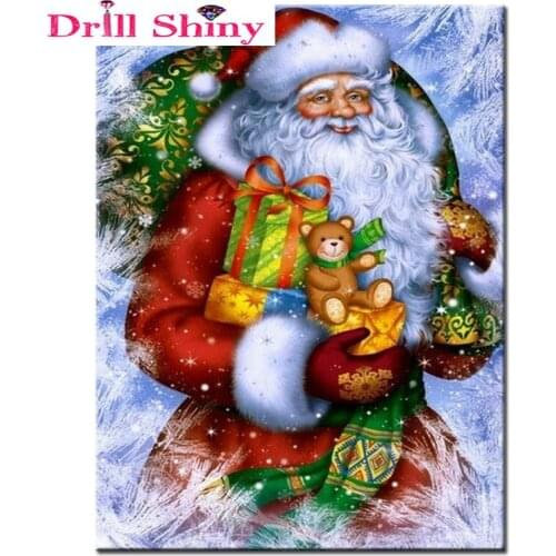 New Arrival Diamond Embroidery Santa Claus gifts Painting Home Decoration Diamond Painting Cross Stitch 3D DIY Mosaic Painting
