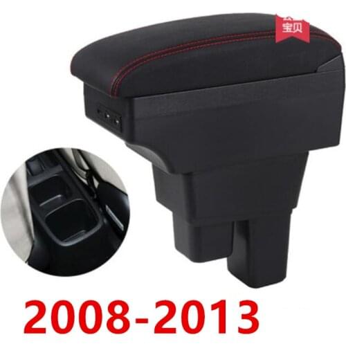 Centre Console Storage Box Armrest For Honda Fit Jazz 2008-2013 Arm Rest 2009 2010 2011 2012