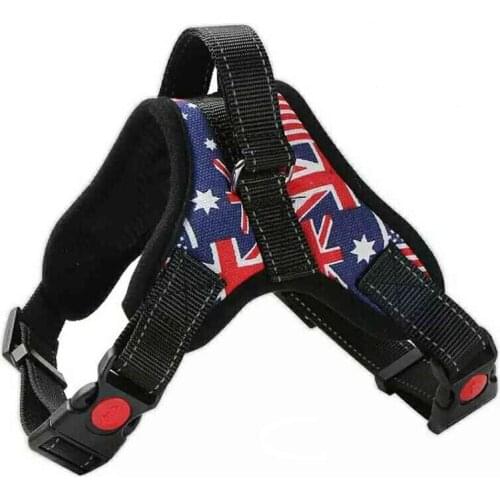 Adjustable Dog Harness No Pull for Large Dogs Harness Nylon Dog Leash Medium Pet Supplies Vest Pet Collar Accessories