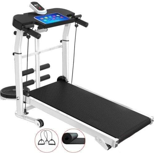 Manual Home Treadmill 4 in 1 Multifunctional Silent Stepper Fitness Equipment Accessories Folding Machine Walking Machine Gym