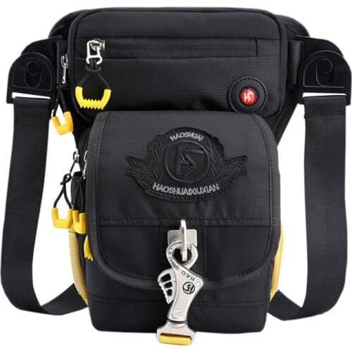 Motorcycle Rider Leg Hip Drop Bag Thigh For Men Nylon Milytary Travel Waist Belt Bum Fanny Pack Male Messenger Shoulder Bags