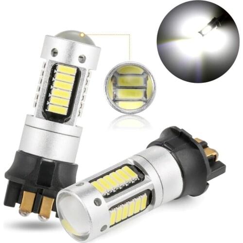 2pcs Canbus Car led daytime running light PW24W 4014 30SMD led steering running light anti-fog lamp headlamps easy to install