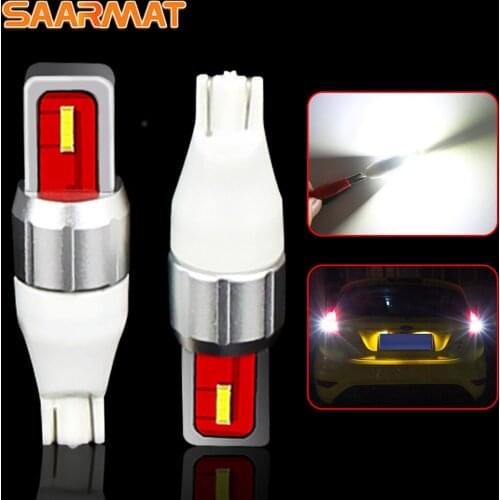 2pcs T15 W16W LED Bulb 12V 6000K Car Reverse Backup Lights For Ford Focus mk2 3 4 Mondeo Fusion Fiesta Kuga Mustang Interior