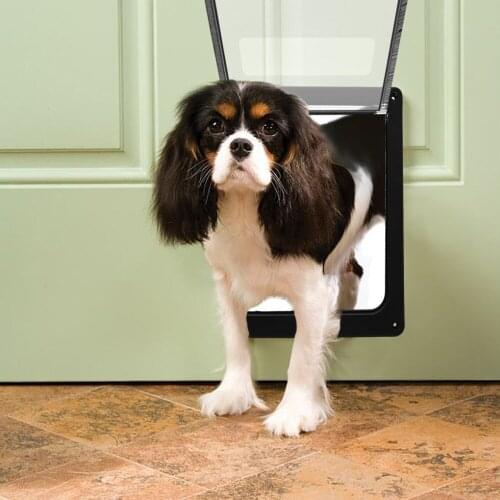 Door Safe Dog Door Pet Tool Puppy Dog Pup Cat Felis Animals Doghole Dog-Tunnel Flap Entry Frame Safe Gate Door Cathole