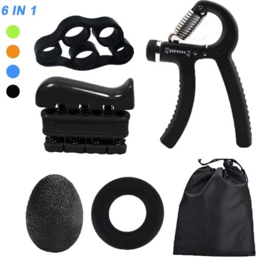 Hand Gripper Finger Wrist Arm Power Strength Trainer Finger Extension Hand Grip Expander Exercise Resistance Bands Fitness