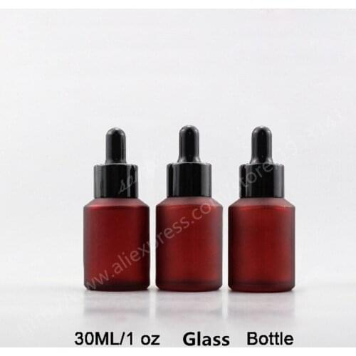 Hot sale 200 x 30ml best quality matte glass dropper bottles, Enssential Oil bottles, Sample Bottle with dropper