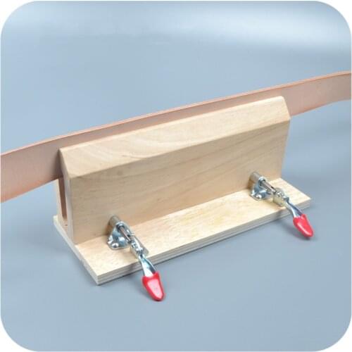 Beech Leather Sewing Leather Craft Tools Hand Holding Retaining Table Desk Desk Sewing Lanyards Horse Pony Wooden Tool Clamp