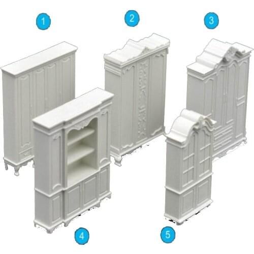 1:25 1:30 Scale White Architecture Miniature Model Cabinet For Model Building Maker