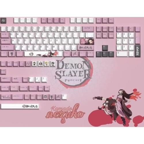 134 keys set PBT keycap Dye Sub Cherry Profile Keycaps for For Cherry MX Switch Mechanical Keyboard