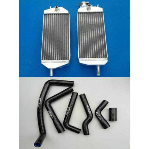 NEW Aluminum Radiator + Hose For GAS GAS MX/SM/EC 200/250/300 2007-2015 EC200 MX250 EC300 E/F/R/4T/Hobby/Replica