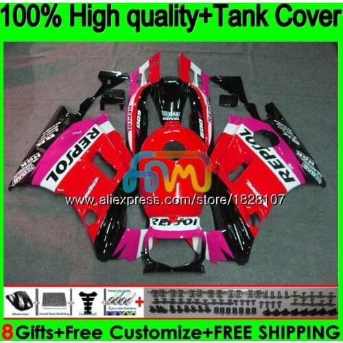 600CC Fairing For HONDA CBR Repsol red 600 FS 600F2 600FS 1BS.164 CBR600 F2 CBR600F2 1991 1992 1993 1994 91 92 93 94 Body+Tank