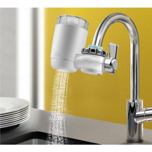 Kitchen Tap Water Faucet Purifier Washable Ceramic Percolator Mini Water Filter Filtro Rust Bacteria Removal Replacement Filter