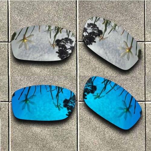 Ice Blue & Silver Polarized Sunglasses Replacement Lens for-Oakley Fives Squared Frame 100% UV Protection Good Fitness