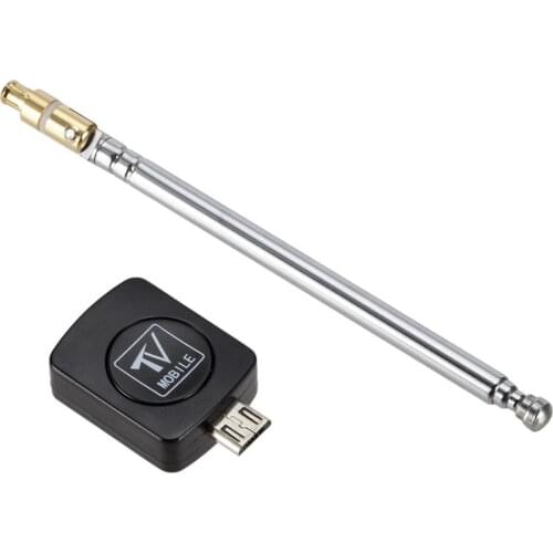 HDTV Mini DVB-T Satellite TV Receiver Tuner Mini Black Antenna For Android Tablet Smartphone Home Audio Video Equipment