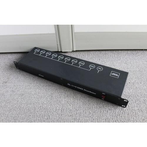 Free shipping Led DMX512 amplifier/splitter/DMX signal repeater 8 output ports DMX signal distributor