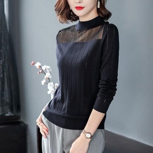 High Quality Cashmere Sweater Tops Spring & Autumn Female Slim Fit Casual Pullover Knit Wool Sweater Free Shipping