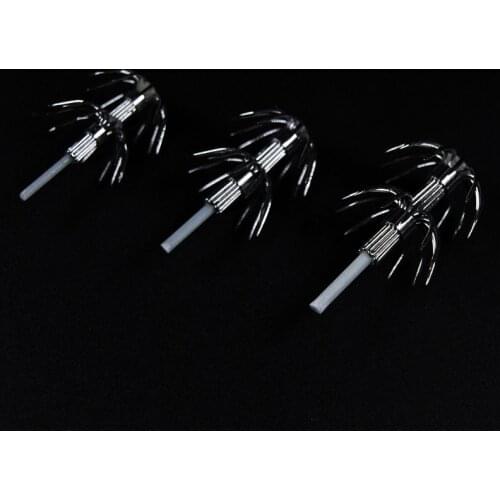 10pcs Octopus / Squid Jig DIY Hook 2.5# 3.0# 3.5# Squid Lure DIY Hooks Fishing Accessory