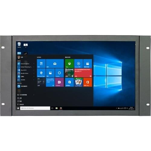 17.3 Inch Metal Case HD Monitor Industrial Touch Screen Monitor With Resistive Touch Screen