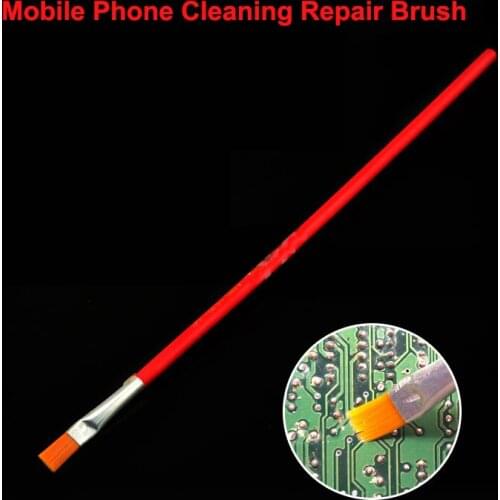 5PCS Soft Brush Cleaning Brush Paint Brush Wooden Handle Cleaning Tool for Circuit Board BGA Mobile Phone Cleaning Tools