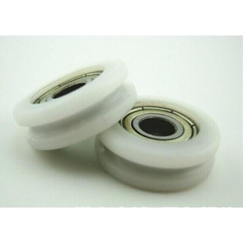 695ZZ 5*17*6 Ball Bearings groove V nylon pom bearing NYLON pulley bearing shower door and window roller