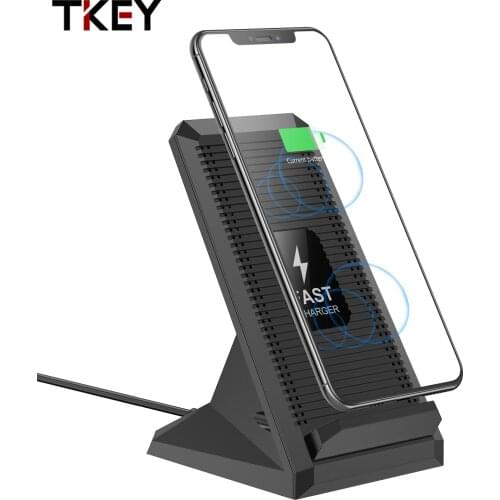 QI 10W Wireless Charger Mobile Phone Holder Quick Charging Dock for iPhone Samsung Huawei Google Nokia Xiaomi LG Phone Charger