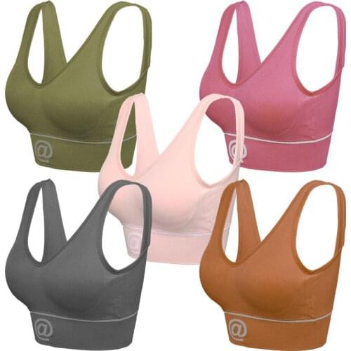 Seamless Underwear Beauty Back Wrap-around Strapless Bra Womens Detachable Chest Pad Sports Girls Camisole