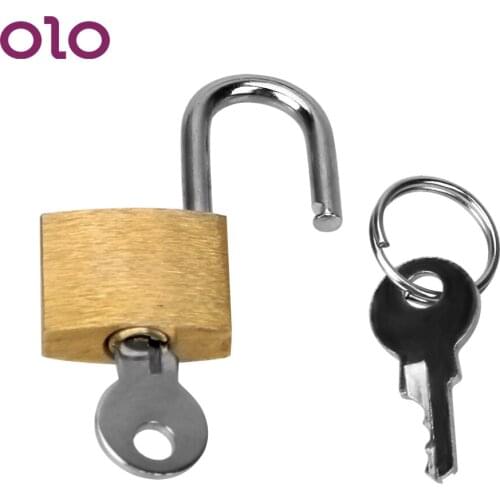 OLO Chastity Lock SM Bondage Erotic Small Copper Lock Sex Toys for Couples Adult Games Sex Products