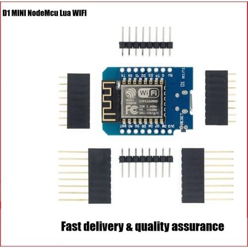 ESP8266 ESP-12 ESP-12F ESP12F CH340G CH340 V2 USB WeMos D1 Mini WIFI Development Board NodeMCU Lua IOT Board 3.3V With Pins