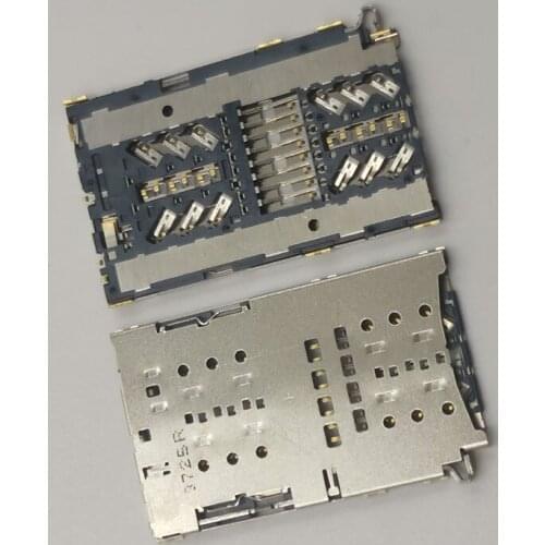 1Pcs Reader Sim Card Socket For Samsung Galaxy S10 Plus S10E S10Plus G9700 G9750 G977 N10 N971 G9770 Slot Tray Holder Connector